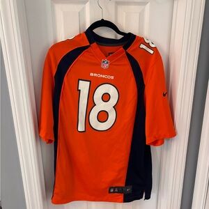 NFL Orange and Navy Broncos Peyton Manning Jersey
